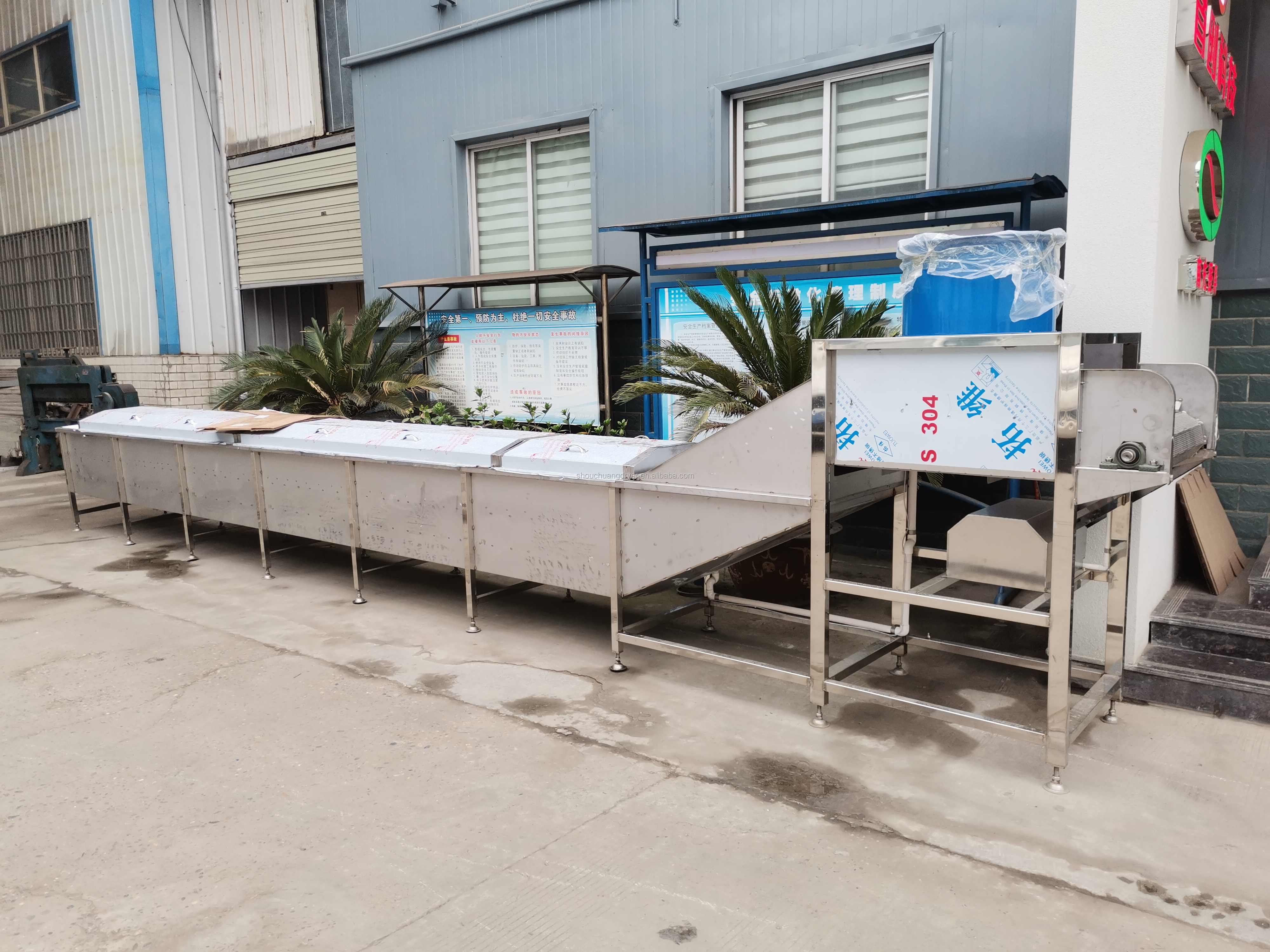 Shouchuang Máy Phôi/Rau Blancher/Thực Phẩm Blanching Máy