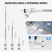 Brosse de nettoyage électrique multifonctionnelle 8-en-1 pour la maison et la salle de bain, idéale pour baignoire, carrelage et sols – Modèle 2025