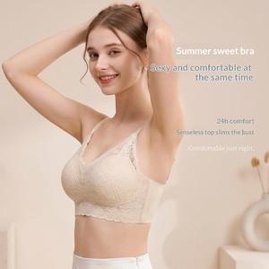 <span class=keywords><strong>Soutien</strong></span>-<span class=keywords><strong>gorge</strong></span> sans armatures en dentelle française, <span class=keywords><strong>d</strong></span>écolleté plongeant, bonnets ronds, lingerie push-up sans couture, <span class=keywords><strong>soutien</strong></span> latéral anti-affaissement, bralette, sous-vêtements pour femmes, vente en gros - Product Image 6