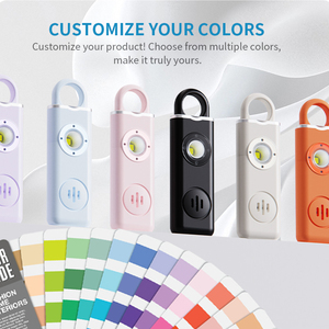 Ariza AF-2004 bảo vệ Survival phụ nữ USB sạc 130dB khẩn cấp SOS tự vệ báo động Keychain thâm quyến Chống Trộm - Product Image 5