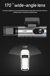กล้องติดรถยนต์ 3 เลนส์ หน้าจอ IPS 3.2 นิ้ว พร้อม G-Sensor บันทึกแบบวนซ้ำ ระบบตรวจจับการจอดรถ รองรับไฟ 12-24V กล้องบันทึกหน้ารถ รับประกัน 1 ปี - Product Image 5