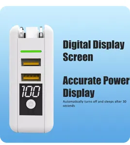 Sạc dự phòng không dây nhanh PD 22.5W 15W 5 trong 1 tích hợp sạc từ tính 20000mAh với công nghệ GaN và màn hình LED - Product Image 4