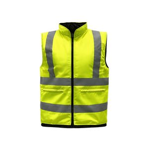 CITICITYCustom logo Winter Sleeveless <b>Jacket</b> Oxford Waterproof <b>Construction</b> High Visibility Safety <b>Jacket</b> Workwear for Men <b>Work</b> - Product Image 3