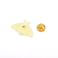 Großhandel Metall-Emaille-Pins Kreative Cartoon Siebenstern-Marienkäfer-Zikaden-Motten-Insekten-Anstecknadeln Souvenir Mode Schmetterlingsbroschen