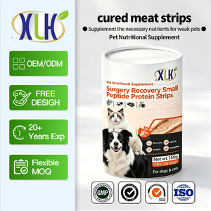 Snack di Recupero Post-Operatorio per Animali Domestici all'Ingrosso: Strisce di Carne Nutrienti con Peptidi, Colostro, IgY e IgG per il Supporto Immunitario - OEM - Product Image 1