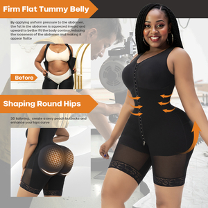 Custom Open Crotch Post Op Bbl Faja Full Body Reductoras Colombian Shapewear Women De Mujer <strong>Fajas</strong> <strong>Colombianas</strong> Butt Lifter - Product Image 6