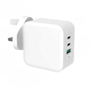 Chargeur USB C CB CE FCC Rohs 100W GAN, chargeur mural pliable GaN à 3 ports pour <span class=keywords><strong>Book</strong></span> <span class=keywords><strong>Pro</strong></span>/Air, Pad, téléphone <span class=keywords><strong>Galaxy</strong></span> S23 Ultra et etc. - Product Image 1