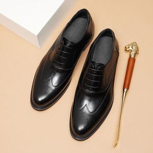 Chaussures habillées à lacets pour hommes, modèle 2025, les plus vendues – Montantes à bout pointu, idéales pour l'automne - Product Image 5
