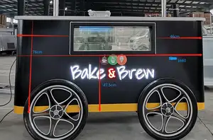 Alta calidad diferente Shapment Mobile Gelato Cart Quiosco de <span class=keywords><strong>helados</strong></span> con ruedas - Product Image 6
