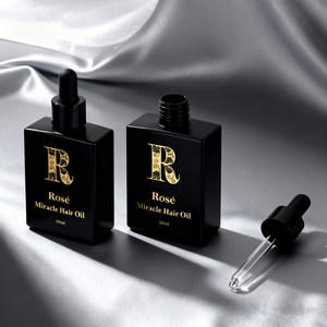 Frosted Facial mỹ phẩm chăm sóc da cơ thể thiết yếu râu thuộc da tóc dầu <span class=keywords><strong>container</strong></span> rỗng Glass dropper chai 1oz 30ml 50ml 100ml - Product Image 4