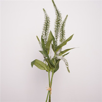 Bouquet de sauge artificielle européenne en gros, design doux, fleurs réalistes pour la décoration intérieure, la table et les mariages