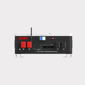 Batterie lithium-ion MUST Home Power 48V 200Ah 10Kwh LiFePo4, batteries intelligentes avec BMS, système solaire 51.2V 100Ah, batterie de stockage d'énergie - Product Image 3