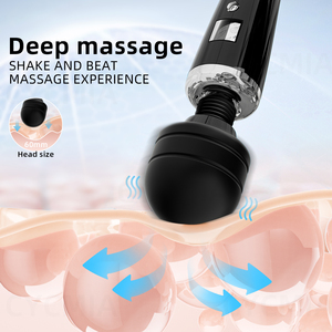 <span class=keywords><strong>Baguette</strong></span> AV puissante XXL 8 vitesses et 8 vibrations <span class=keywords><strong>baguette</strong></span> de massage avec écran LED point G et masseur de clitoris vibrateur pour couples - Product Image 3