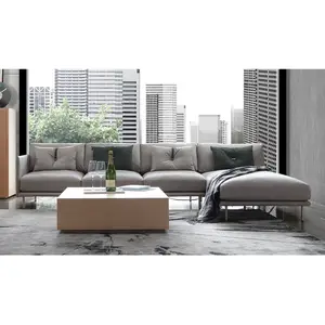 COOMO DAPO Ryan sofá ligero de tela de lujo sofá sala de estar apartamento grande y pequeño tipo sofá combinación de muebles
