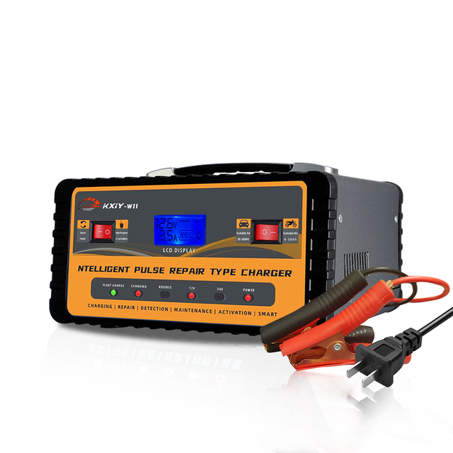High-Power Fully Automatic 12V24V Battery Charger Intelligent Fast Charging for Cars and Motorcycles