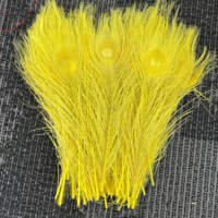 Plumes de paon naturelles de haute qualité en gros, 25-30 cm, pour la décoration de scène, le carnaval, les loisirs créatifs et les ornements de vases