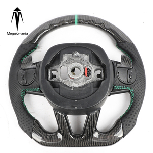 Volante de fibra de carbono de velocidad de carreras LED para Dodge Charger Challenger <span class=keywords><strong>SRT</strong></span> 2015 + - Product Image 5