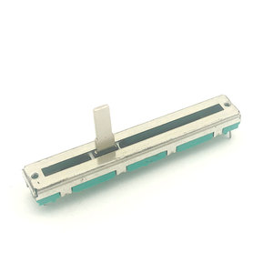30mm 45mm 60mm <span class=keywords><strong>100k</strong></span>,10K 50K Ohm Stéréo Gang Film Carbone Glissière Potentiomètre slide fader a50kx2 fader - Product Image 1