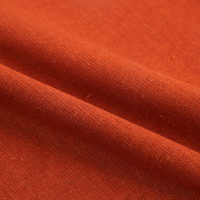 Tissu en lin poly viscose souple personnalisé bon marché tissu d'ameublement en lin pour vêtements