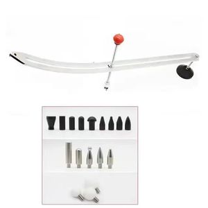 Estrattore di ammaccature piatto regolabile in acciaio inossidabile con punte a martello e strumenti di riparazione per ammaccature auto - Product Image 1