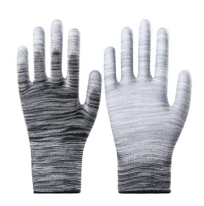 De alta calidad resistente al desgaste transpirable PU Dedo de Palm guantes