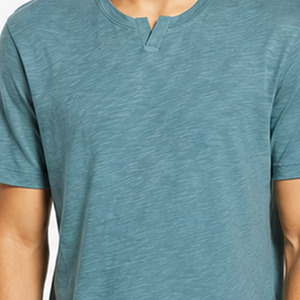 เสื้อยืด OEM พรีเมียมทรงปกติสำหรับผู้ชาย ผ้าฝ้ายลำลอง สตรีทแวร์ น้ำหนักเบา สวมใส่สบาย ระบายอากาศได้ดี - Product Image 4