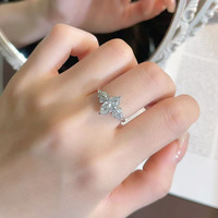 Bague pour femme en platine Pt950 avec diamant de laboratoire taille marquise à tige droite, style Prism Dream Shadow