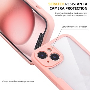 Funda móvil rosa para Redmi <span class=keywords><strong>Note</strong></span> 10 Funda De teléfono 360 para Redmi 12 5g contraportada <span class=keywords><strong>Note</strong></span> 12 Pro 4G funda verde para Xiaomi - Product Image 3