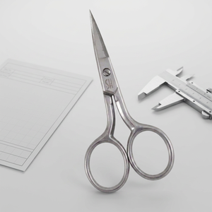 Tijeras de Manicura K2252 de Acero Inoxidable con Cuchilla Afilada para Diestros, para Suministro de Productos de Belleza y Pruebas de Muestras - Product Image 1