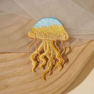 แผ่นปะติดรูปหัวแมงกะพรุนการ์ตูนแบบ 3 มิติ สำหรับเสื้อโค้ท เสื้อเชิ้ต และของตกแต่งบ้าน - Product Image 2