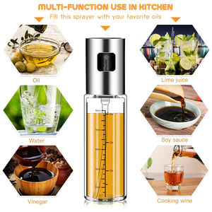 Pulverizador de garrafa de aço inoxidável qzq, pulverizador de vinagre para salada e churrasco, de plástico - Product Image 3