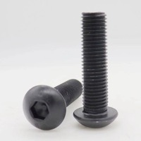 Vis à tête cylindrique à six pans creux 35CrMo UNC # 2-56 # 4-40 # 6-32 # Oxyde noir 8-32 ASME B18.3