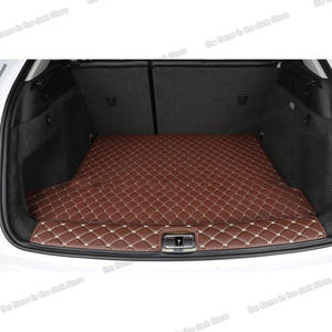 Alfombrilla de cuero para <span class=keywords><strong>maletero</strong></span> de coche, forro de carga, cojín para equipaje de <span class=keywords><strong>maletero</strong></span> trasero para <span class=keywords><strong>AUDI</strong></span> <span class=keywords><strong>Q3</strong></span> 2013 2014 2015 2016 <span class=keywords><strong>2017</strong></span> 2018 8u, accesorios St line - Product Image 2