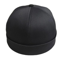 Gorra de béisbol de 5 paneles de fábrica al por mayor, diseño en blanco, tela de rizo, estilo de imagen bordado a mano sin visera ni visera