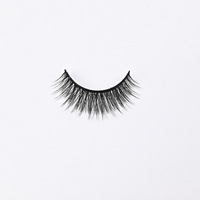 20 paires de faux cils en cheveux synthétiques, bouquets entiers, effet naturel, multi-couches, cils épais
