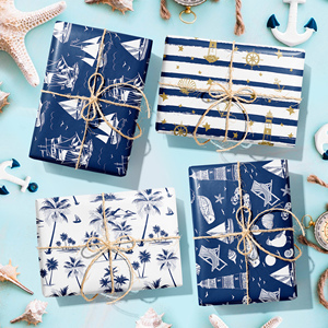 Huancai hải lý gói giấy tờ thuyền buồm gói quà tặng giấy phẳng Tự Làm Thủ Công nghệ thuật giấy cho sinh nhật thuyền Nguồn cung cấp bên - Product Image 5