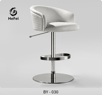 Tabourets de bar modernes en acier inoxydable pour bar à domicile et usage hôtelier, bancs de salle à manger d'extérieur