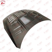 Z-ART 2008-2016 Trockene Kohlefaser-Motorabdeckung für GTR R35 Transparente Vorbehandelte Kohlefaser-Motorhaube für Nissan GT-R Frontklappe