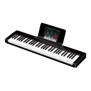 TERENCE-<span class=keywords><strong>Piano</strong></span> digital plegable, 61 <span class=keywords><strong>teclas</strong></span>, <span class=keywords><strong>con</strong></span> Bluetooth y función MIDI, ligero, electrónico, superventas, 2017 - Product Image 1