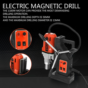 SUBORUI Mini Drill panca da tavolo trapano pressa hss anulare broccia cutter trapano magnetico portatile - Product Image 4