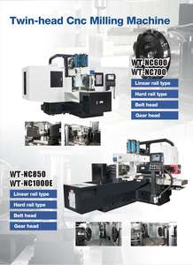 เครื่องกัดแบบสองหัวแนวตั้ง Fanuc รุ่น 1300 สำหรับทำแม่พิมพ์ฉีดพลาสติก WT-NC1300 เครื่องกัดแบบราบ WT-NC1300 - Product Image 6