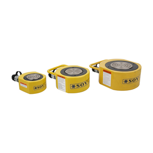 Vérin hydraulique à simple effet ultra-plat de 150 tonnes pour l'installation et l'entretien de gros équipements dans les espaces restreints - Product Image 1
