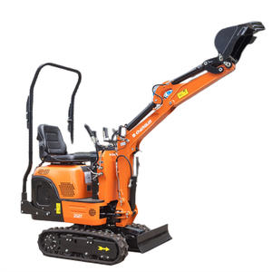 Mini-excavatrice hydraulique sur chenilles OEM ODM de 0,8 t à 1 tonne, ultra-compacte, pour démolition, jardinage, aménagement paysager, agriculture - Product Image 2