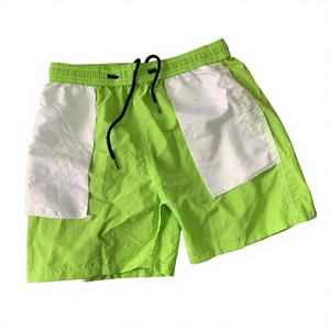 Short de bain pour homme taille haute avec logo frontal, séchage rapide, élastique, avec poche – Idéal pour l'été et la plage (vente en gros) - Product Image 3