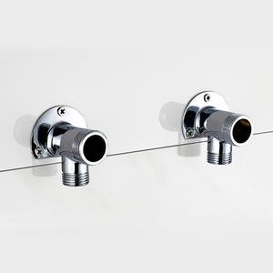 Robinet de douche encastré en alliage de cuivre noir, mitigeur d'eau chaude et froide, convertisseur de robinet, accessoires de robinetterie de salle de bain - Product Image 4