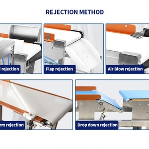 Détecteur de métaux industriel pour l'alimentation JINDUN 602p, technologie à ondes, rejet automatique, construction en acier inoxydable 304 - Product Image 5