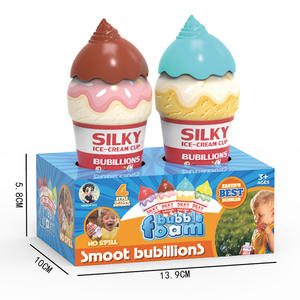Bouteille à bulles <span class=keywords><strong>de</strong></span> crème glacée en plastique pour bébé, pulvérisation inversée d'eau, bâton à bulles portable pour enfants, jouet d'extérieur anti-fuite, pour les plus âgés - Product Image 6