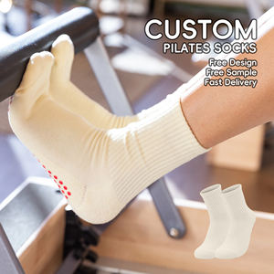 Hoge kwaliteit op maat gemaakte logo yogasocken, gym- en pilates antislip sokken, dames sport sokken - Product Image 1