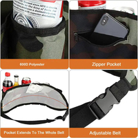 Sac isotherme de ceinture camouflage imperméable 600D personnalisé pour 6 canettes/bouteilles de bière