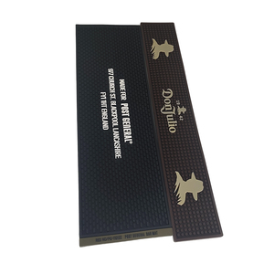 Custom Branded Silicone PVC Bar Mat Rubber Pub Runner Spill Pad Beer Rail Mat Drip Tray Non Slip Service Mat Table Mat Coaster - Product Image 4
